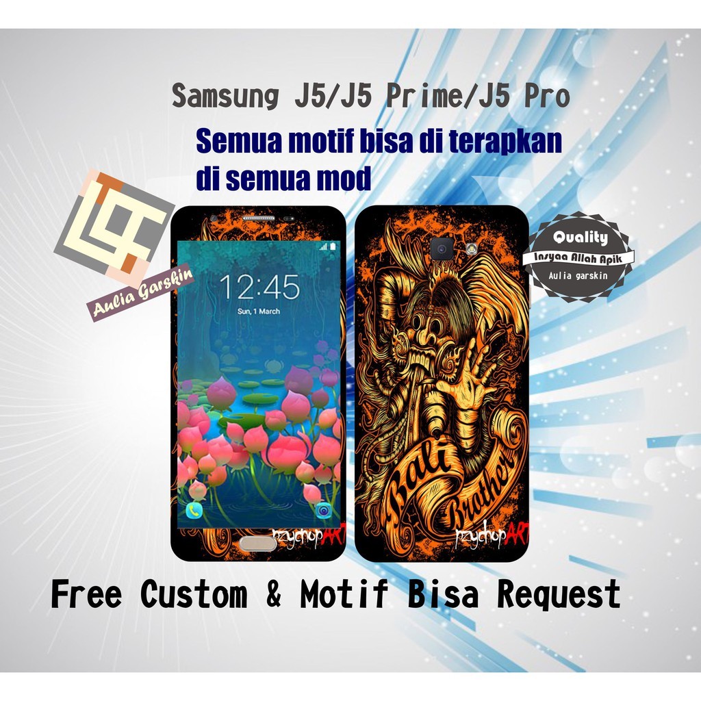 

BestSelling - Samsung J5 Prime Motif Banyak Garskin Wrap Stiker Premium (FreeCustomOrder)