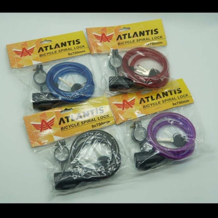 KUNCI GEMBOK BIKE PADLOCK SEPEDA MERK ATLANTIS
