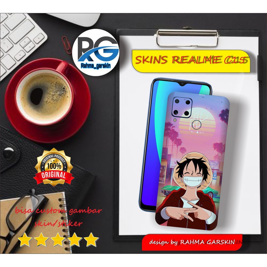 

BestSelling - Realme C15 Garskin Wrap Stiker Premium (FreeCustomOrder)