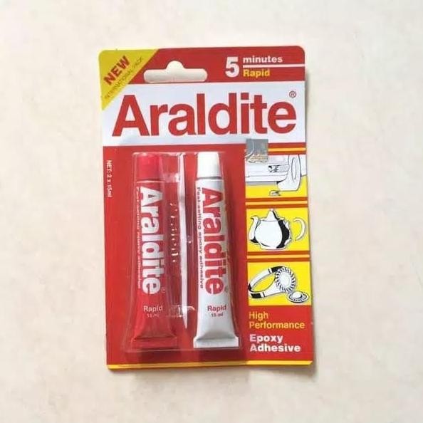 LEM ARALDITE UNTUK KACA JAM TANGAN KERAMIK BATU CINCIN DLL MURAH
