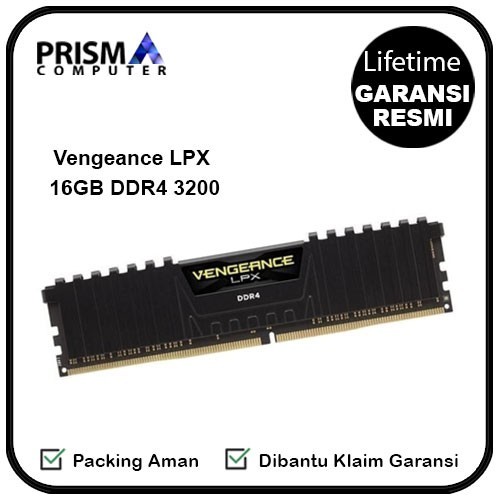 Memory Corsair Vengeance LPX 16GB DDR4 3200