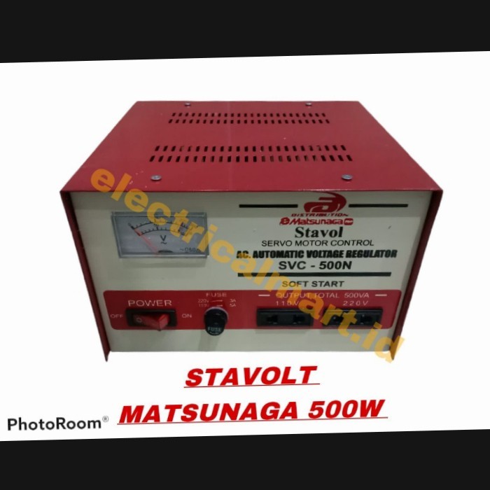 Promo Matsunaga Stabilizer 500Va Stavolt 500 Watt
