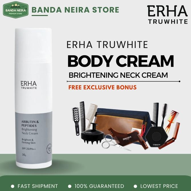 TERBARU - ERHA TRUWHITE Brightening Neck Cream / Pencerah Kulit Leher