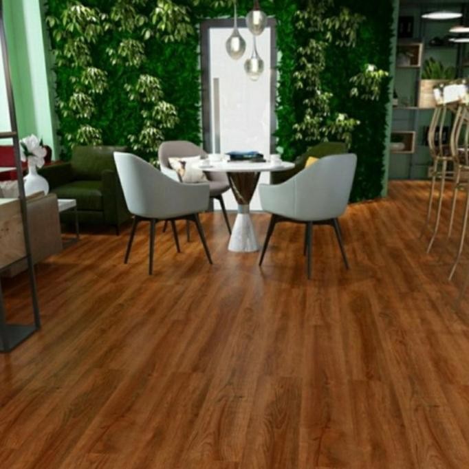 vinyl - vinyl spc lacerta 4mm sudah ada busa ati - vinil lantai kayu flooring