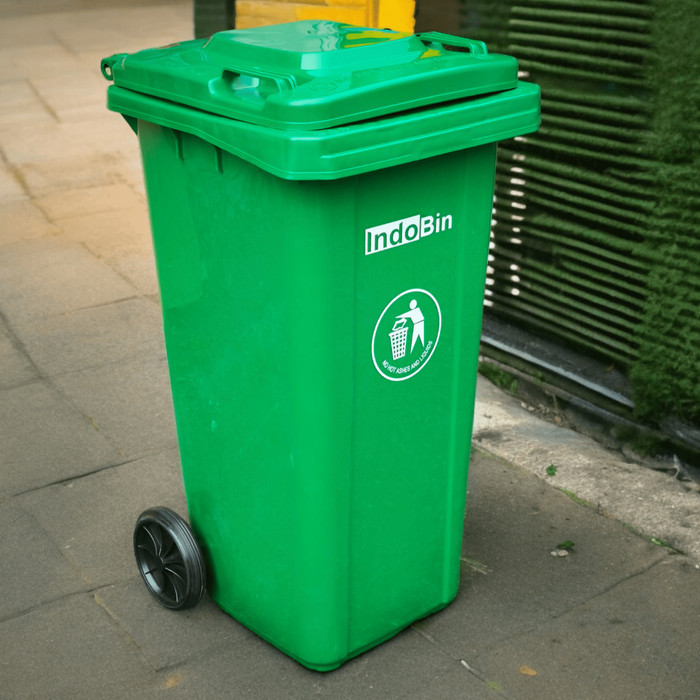 Tempat Sampah Besar 240L Plastik HDPE