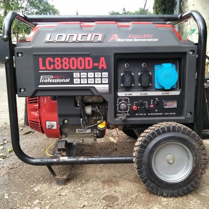 Loncin Genset Lc8800D-A Siap Pakai Lompang Serang Siap Kirim