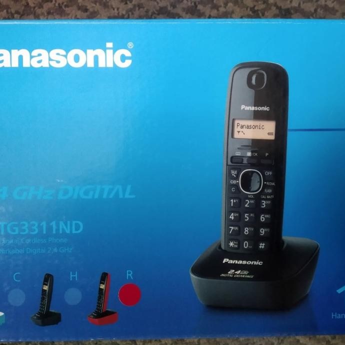 Telepon Rumah Wireless Panasonic Kx-Tg3311 tanpa kabel