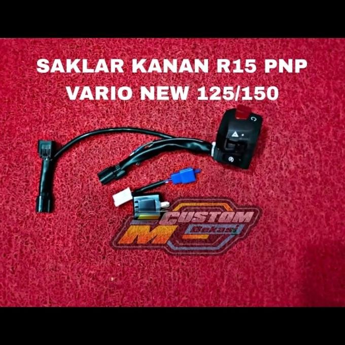 Original Saklar Kanan R15 PNP Vario 125 150 160 Saklar hazard Vario 125 150 160