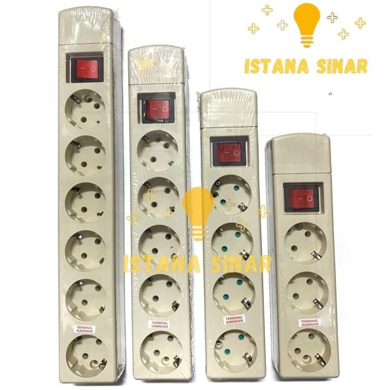 Original UTICON STOP KONTAK SAKLAR 3 4 5 6 LUBANG / STOPKONTAK + SAKLAR UTICON