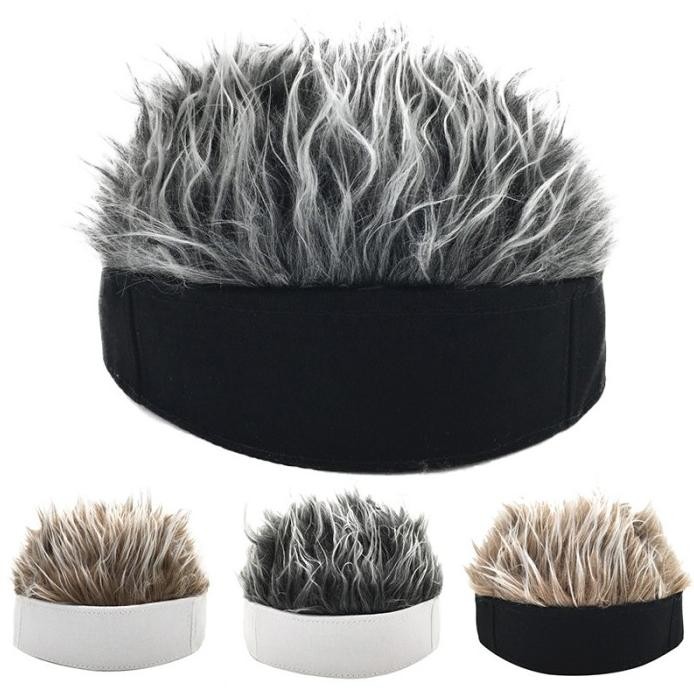 ASLI FH WIG RAMBUT KOREA PENDEK GAYA RETRO HIP-HOP IMPORT / TOPI WIG