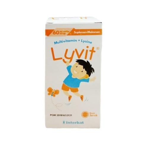 Baru Lyvit Syrup Isi 60 Ml Botol