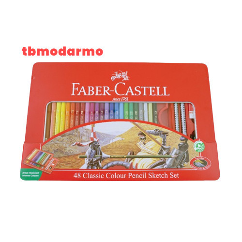 

Faber-Castell Classic Colour Pencils set 48 Tin
