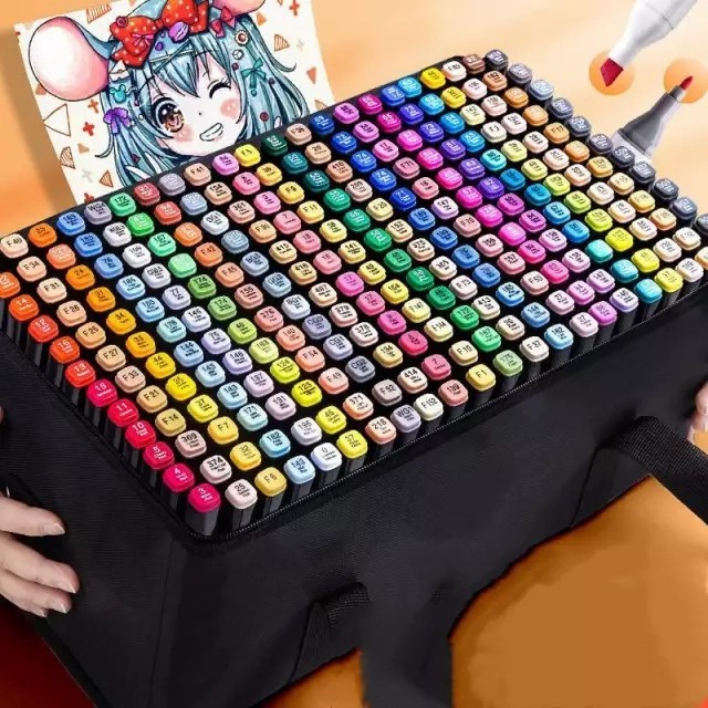 Touchfive Touchnew Marker Spidol 80 Colors Twin Marker Sketsa Spidol