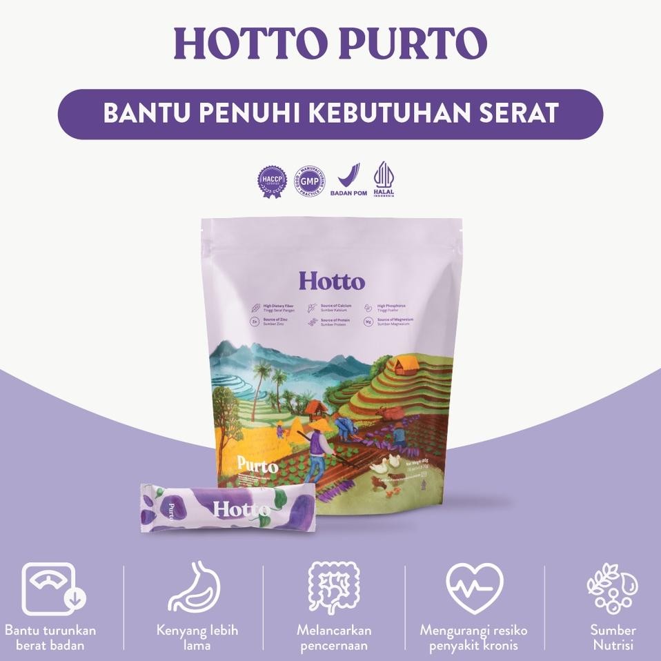 

Hotto Purto Multigrain Oat Ubi Ungu Eceran Numan Kesehatan With Purple Potato