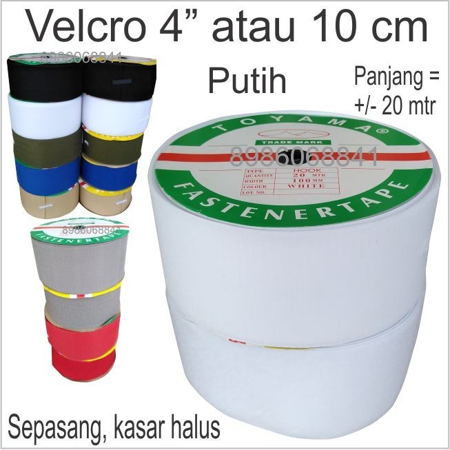 

NEW Perekat Velcro Magic Tape Kretekan 4" atau 10cm