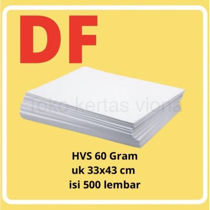 

Terbaru kertas hvs 60 gsm isi 500 lembar