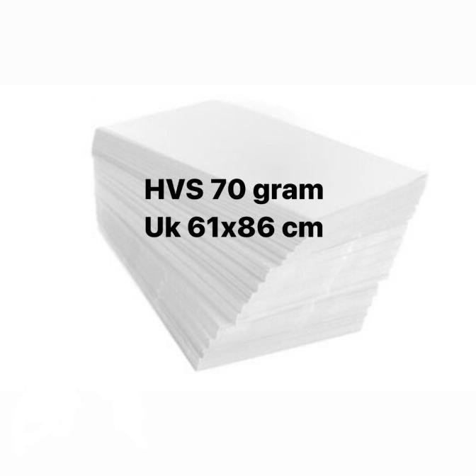 

Terbaru HVS 70 gsm ukuran plano isi 500 lembar