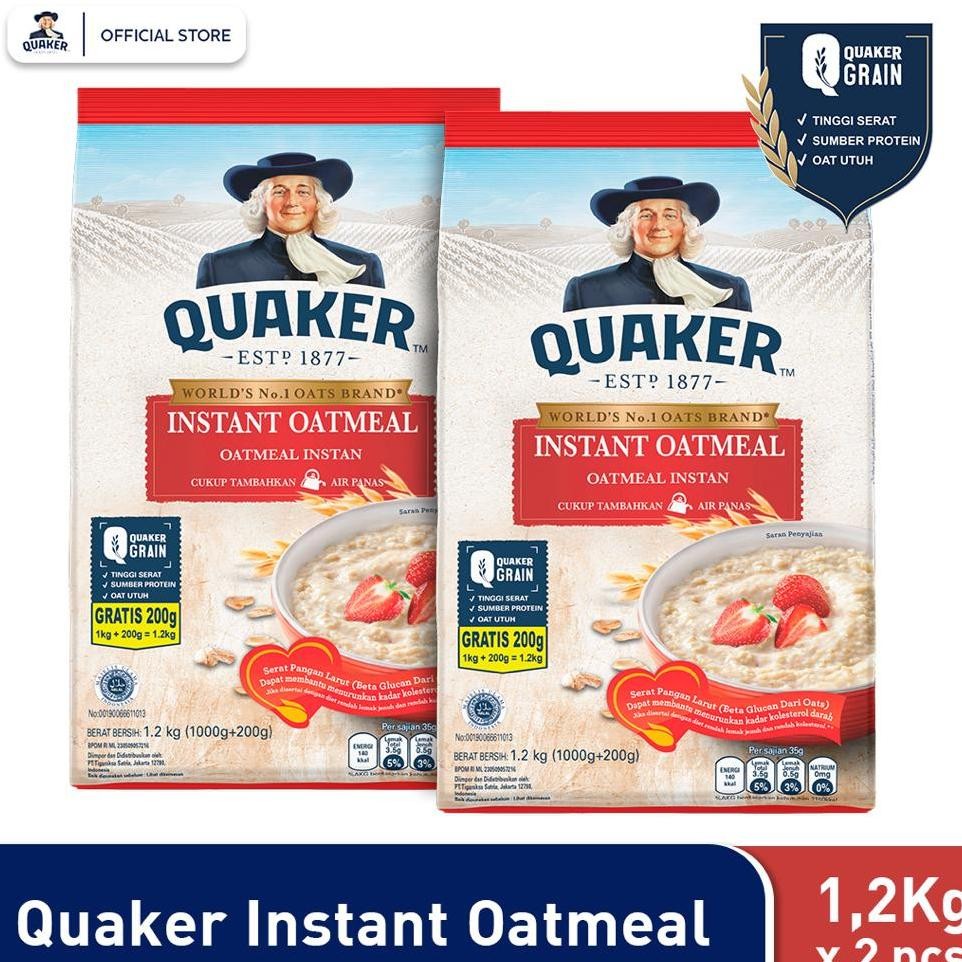 

Quaker Instant Oatmeal 1200 Gr - Twin Pa
