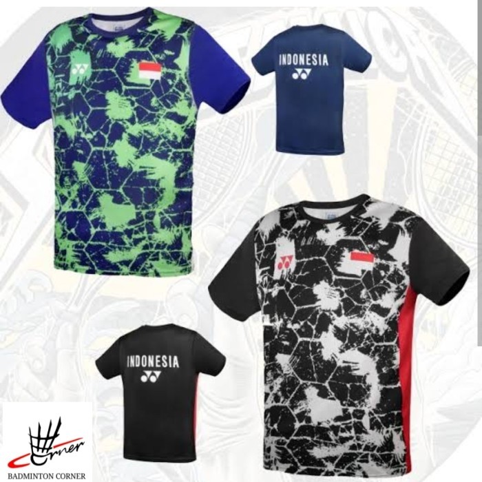 Kaos Baju Badminton Yonex 2805 Indonesia Master 2024 Original