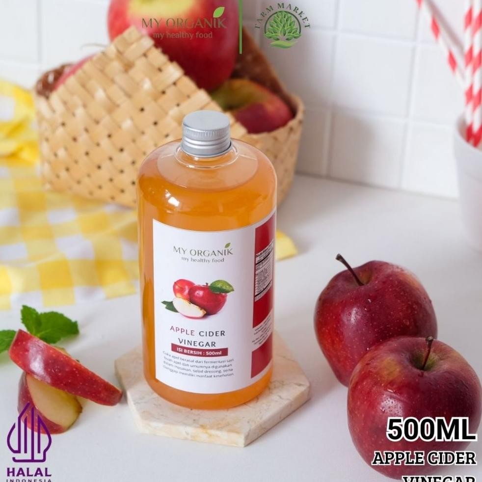 

My Organik Cuka Apel Vinegar With Mother Organik 500Ml