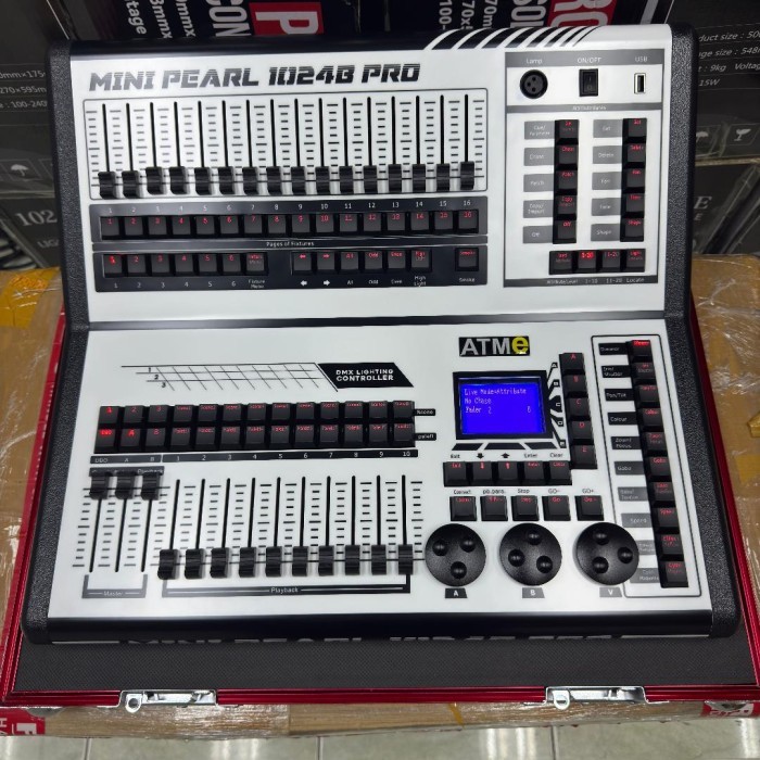 NEW Minipearl 1024B PRO Pearl 1024B PRO dmx console mixer lighting lampu panggung parled moving beam