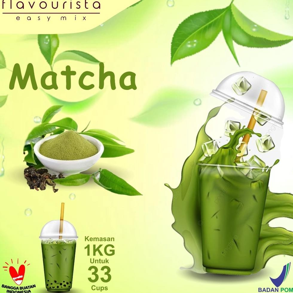 

Flavourista Bubuk Numan Rasa Matcha / Matcha Powder 1000 Gram