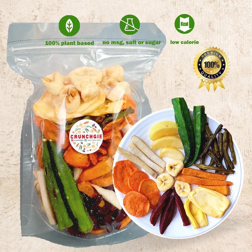 

1500Ml Keripik Buah Sayur | Keripik Buah | Buah Kering | Sna Sayur | Strawberry Kering | Sna Sehat Sna Crunchgie