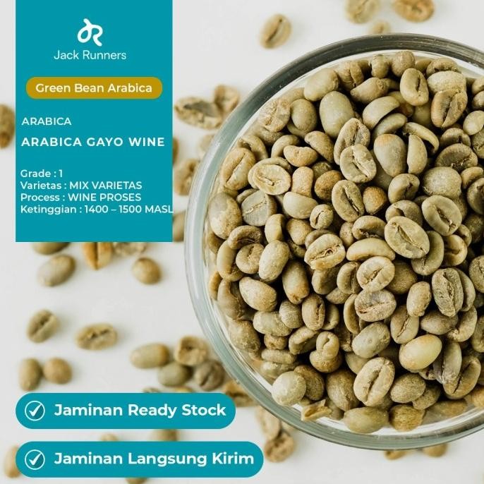 

Green Beans Biji Kopi Arabica Gayo Wine Specialty