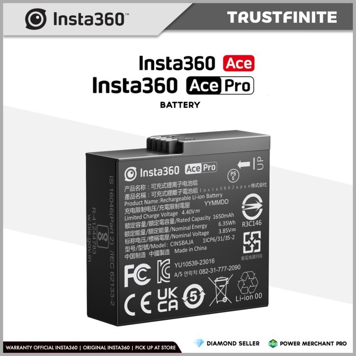 Insta360 ACE PRO/ACE Battery / Baterai Insta360 ACE PRO / ACE Original