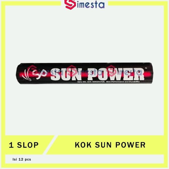 Siap Kirim Shuttlecock Badminton Kok Bola bulu tangkis Sun Power