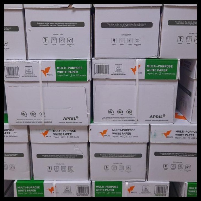 

Kertas HVS PPLITE A4 75 Gsm Pengiriman CARGO, JNE, TIKI, ANTARAJA, J&T