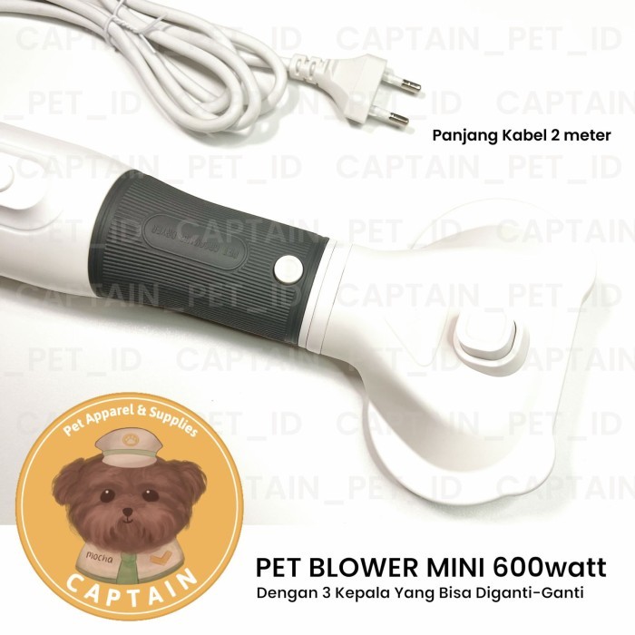Neww Pet Blower 600 Watt Pengering Bulu Mandi Grooming Anjing Kucing