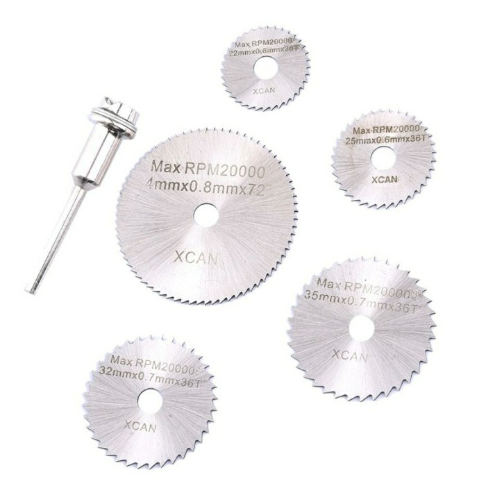 mata potong gerinda mini kayu hss 5pcs