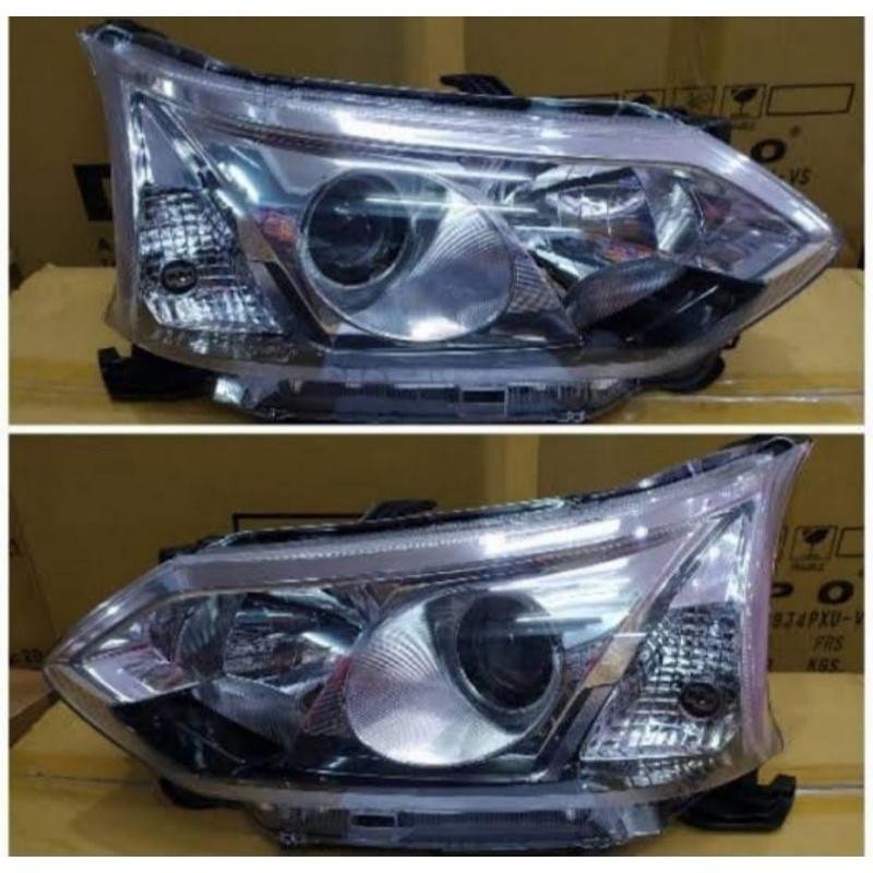 Lampu Depan Besar Head Lamp Headlamp Toyota Avanza Veloz 2015 2016 2017 2018 Projector Depo Mlm-Llba