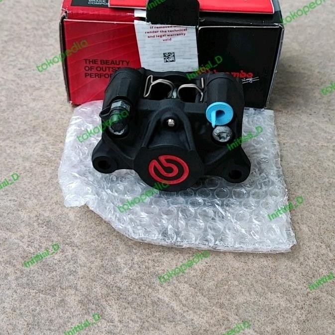 kaliper brembo 2p 2piston black hitam red nmax xmax aerox pcx vario 