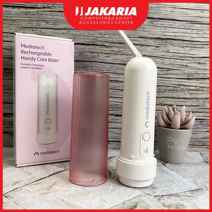 Mediatech Travel Bidet Portable Rechargeable Alat Cebok Otomatis