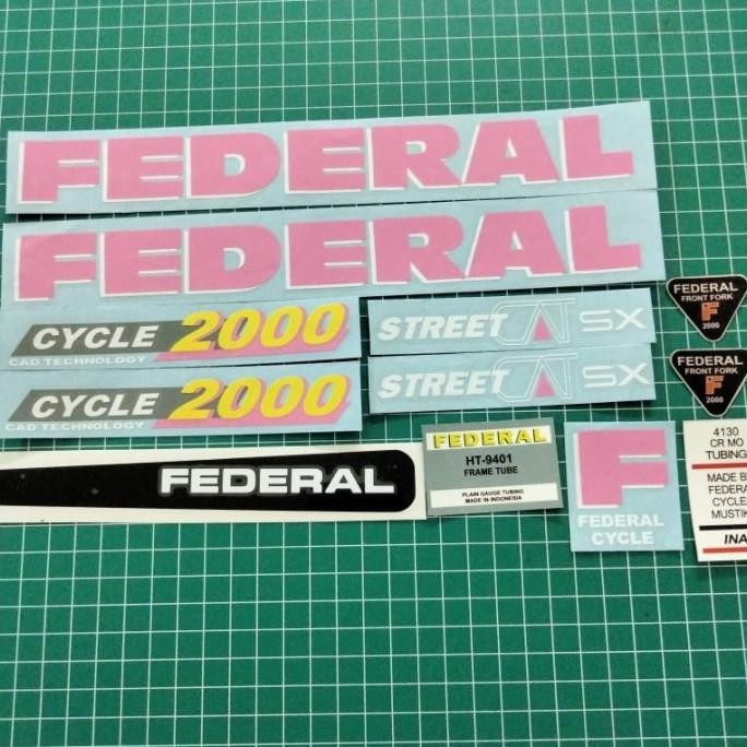 Terlaris Stiker Sepeda Federal Streetcat Sx