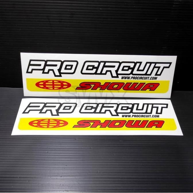 Tersedia Sticker stiker USD Pro Circuit KYB Showa