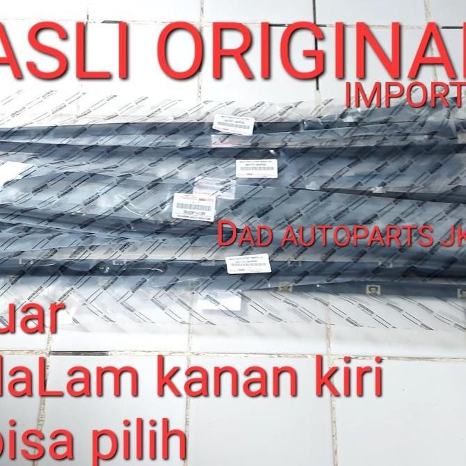 KARET PELIPIT KACA LUAR DALAM KIJANG SUPER 5K 7K GRAND ORIGINAL IMPORT