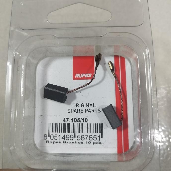 TERMURAH - Rupes Carbon Brush 47.105 Spare Part Mark 3, LHR 15 ES, LH19E, Duetto