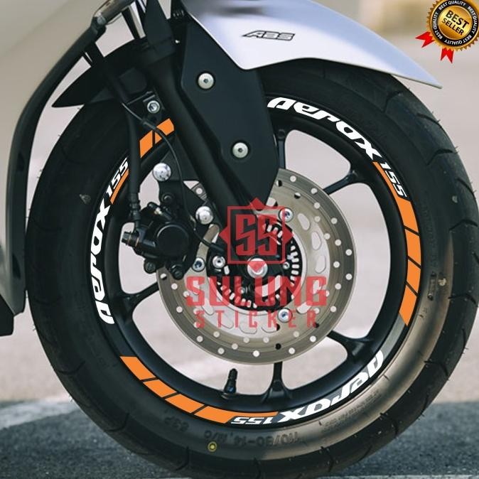 Terlaris Cutting Sticker Stiker Velg Motor Yamaha Aerox 155 Aksesoris Variasi