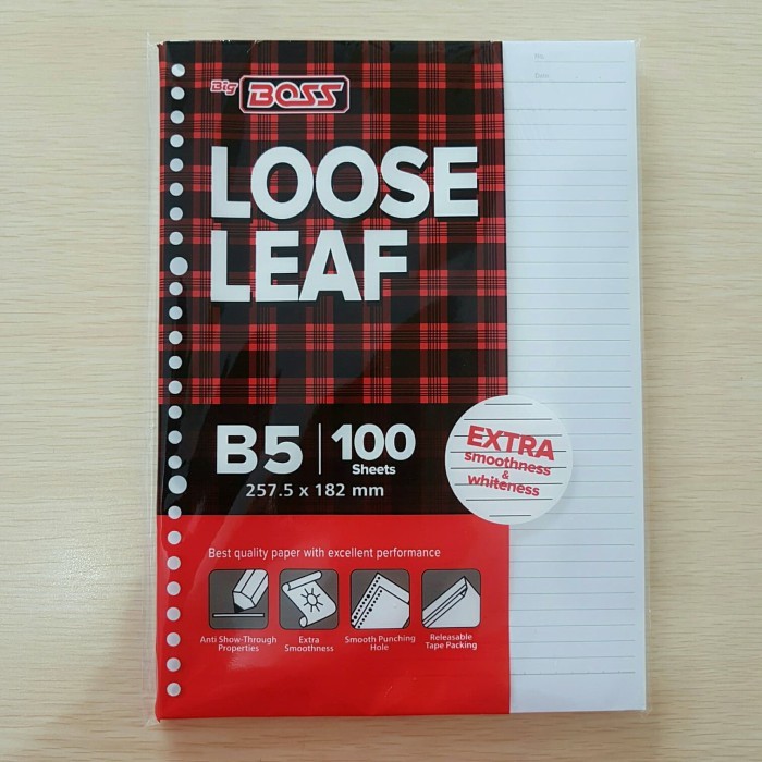 

TERBARU BIG BOSS LOOSE LEAF B5 100