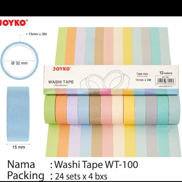 

TERBARU JOYKO WT-100 WASHI TAPE PROMO!