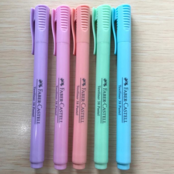 

TERBARU FABER CASTELL TEXTLINER 38 PASTEL HIGHLIGHTER