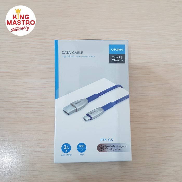 

TERBARU Vivan Cable Data Type C BTKCS Fast Charging