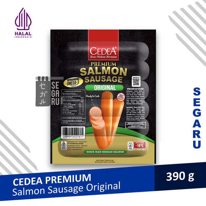 

Cedea Sosis Salmon Premium Salmon Sausage 390 Gram