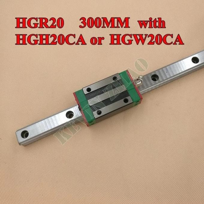 Hgr20 Linear Guide Rail 300Mm Long With 1Pcs Linear Block