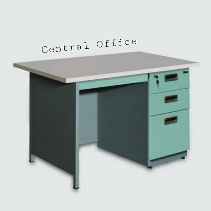 Meja Kantor Kerja Besi Lion L106 N Free Ongkir Dki Jakarta Yumnaofficial22