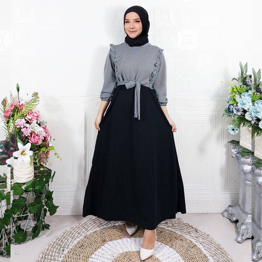 Gamies Jatuh Jubah Pengajian Pakean Juba Hamis Gaun Gamis Modern Adem Ganis Premium Mewah Lebaran Gm
