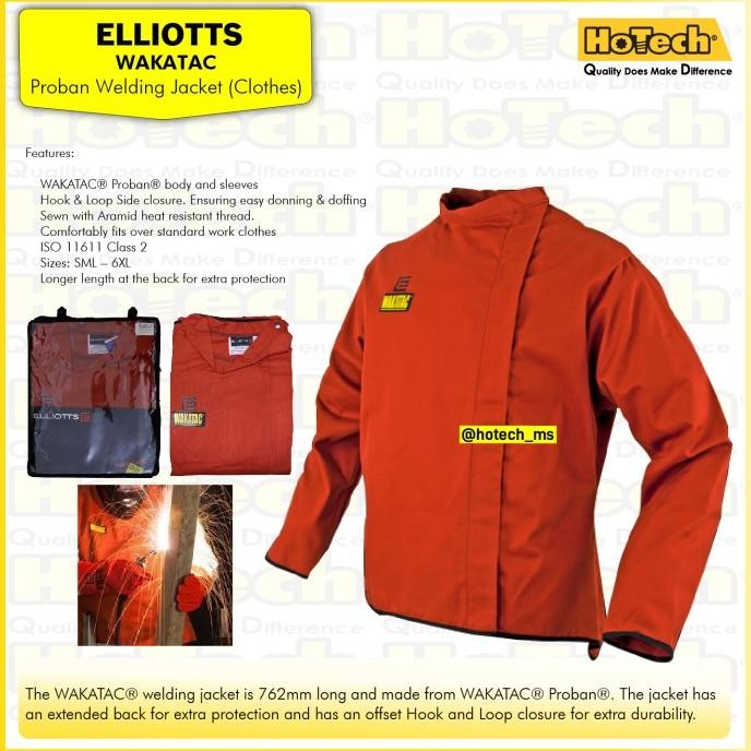 Spesial Welding Jacket | Elliotts Wakatac Jacket | Jaket Las Elliot Wakatac